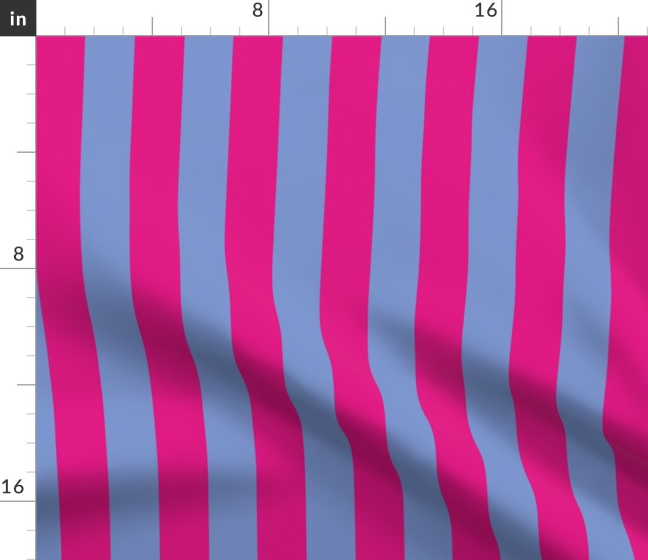 Bright Retro Stripes Fun Groovy Hot Pink Neon Boardwalk Beach Cottagecore Beach Tent Circus Tent Custom Printed Fabric by Spoonflower Various Fabrics by the Yard or Fat Quarter